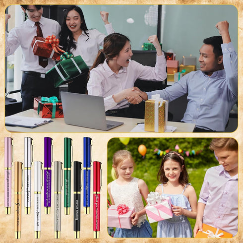 BCVWEG 50 Set Thank You Staff Gifts Employee Appreciation Gift Bulk for Coworkers Motivational Pens with Thank You