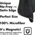 No-Fray Satin Edge Magnetic Dry Erase Premium Upgraded Design Whiteboard Cleaning Cloth Eraser by AgilePacks (10" x 10") - 2 Pack by AgilePacks