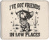 Qykwz Funny Dachshund Dog Mouse Pad 9.5x7.9 Inch, Dachshund Lover Gifts,Vintage Western Cowboy