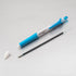 Pentel GlideWrite Ballpoint Pen with TechniFlo Ink, Medium Line (1.0mm), Sky Blue, Box of 12 (BX910-S)