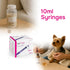 10ml 30/bx Blister-Packed ONE-CARE Syringes ENFIt with Mounted Cap, Sterile, Low Dead Space, Syringes