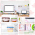 I Just Really Like Axolotl Sticky Notes Set, 550 Sheets, Animal Shaped Self-Stick Memo Pad for Office