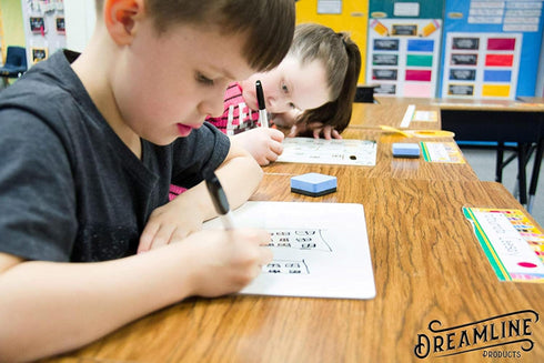 Dry Erase Lapboards Student Pack of 30 | 9 x 12 inch Double Sided White Boards with Accessories for Classroom
