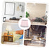 Angoily Fabric Lampshade, Small Lamp Shades For Floor Lamps, European Lamp Shade, Chiffon Pleated Lampshade, Clip-on