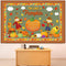 Fall Classroom Bulletin Board Decorations Set with Religious Pumpkin Cutouts and Autumn Harvest Maple Leaves