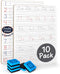 Dry Erase Handwriting Practice White Boards, 10 Boards & Erasers