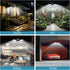 INXPHY 1200LM 174LEDs 6500K IP65 120 4+1 Solar Shed Light Ultra Bright, Motion Sensor Pendant Light with Remote
