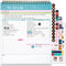 To Do List Notepad, Spiral Bound Undated Daily Planner, 52 Sheets 8.5" X 10.5" Task Planning Pad for Home Office