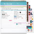 To Do List Notepad, Spiral Bound Undated Daily Planner, 52 Sheets 8.5" X 10.5" Task Planning Pad for Home Office
