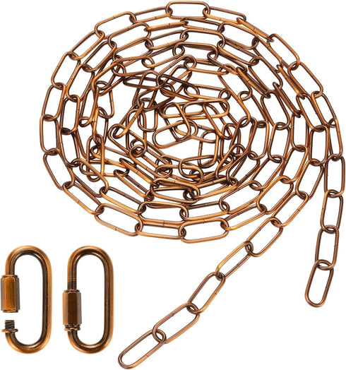 12 50LB, Canomo feet Pendant Light Fixture Chain Adjustable Lighting Hanging Chain with Connection Locks