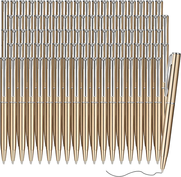 Teling 72 Pcs Small Ballpoint Pen, Mini Pens Bulk, 4 Inch Short Ink Ballpoint Pens for Notebooks
