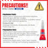 1 Gram (Pack of 24) Super Glue All Purpose, Super Fast, Thick & Strong Adhesive for DIY Craft, Ceramics, Metal