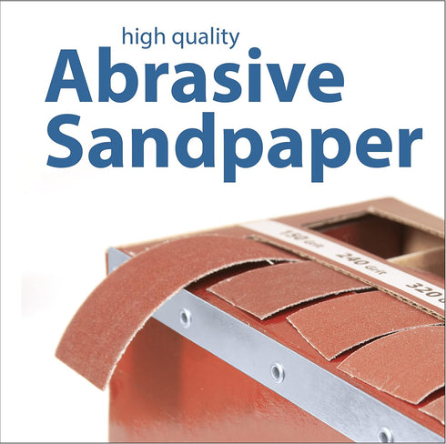 Boxed Multi-Roll Assorted Abrasive Rolls for Wood Turners, Includes 150, 240, 320, 400 & 600 Grit