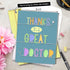 NobleWorks Jumbo Thank You Card for Nurse and Doctor, 8.5 x 11 Inch Gratitude Greeting Card