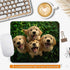 PIDAY Cute Golden Retriever Mouse Pads for Desk, Dog Gaming Mousepad Office Decor Accessories,Travel Mousepad