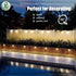 16 Pack, SOLPEX Solar Deck Lights Outdoor Solar Step Lights Waterproof Led Solar lights for Outdoor Stairs, Step