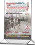 6 Pack 8.5" 11" Marketing Holders Acrylic Sign Holder x Top Load Double Sided Clear Portrait Orientation Literature