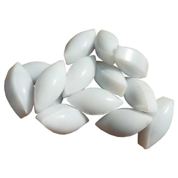 Magnetic Stirrer Stir Bar PTFE - Olive Shape Magnetic Mixer Stir Bars (7x15mm, 10pcs)
