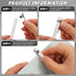 Zonon Metal Pencil Clips, Slide on Pencil Pocket Epoxy Pen Clips for Office Home (20 Pieces)