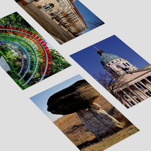 Vintage United States Kansas Landscape Postcards: Pack of 20pc/Set from Around the World Greeting Cards for Mailing