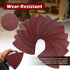 104Pcs Oscillating Tool Detail Sanding Pads Kit - 2 Triangle and 2 Finger Sanding Pads, 100 Multitool Sandpaper