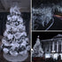 2Pack 500LED 180FT 8 IP65 Upgrade Solar String Lights for Outside, Solar Christmas String Lights Outdoor with Modes