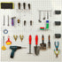FRIMOONY Pegboard Hooks Assortment with Pegboard Bins, 140 Piece for Organizing Various Tools