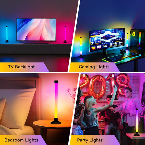 NBBUFF Led Light Bar with Music SynC Color Changing, Led Bar with App & Remote Control, RGB+IC & W Smart RGB Light Bar