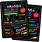 WaaHome First Day of School Chalkboard Sign - 9''X12'' First and Last Day of Kindergarten Photo Prop