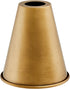 Aspen Creative 21603-31,Replacement Cone Metal Shade for Pendant Light,Burnished Brass,6"W x 6-1/2"H,Center Hole 1-5/8"