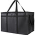 Bodaon XXXL Insulated Food Delivery Bag, Large Capacity Reusable Warming Bag for Hot and Cold Food (Black, 1Pk)