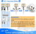 Dimmable G8 LED Light Bulbs 3W Equivalent 20W 25W Halogen 2700K Warm White 300lm, G8 Base, 10 Pack