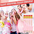 Crtiin 50 Pieces Baby Shower Pencils for Games, Golf Half Pencils, Mini Pencils, 4 Inch, Pink