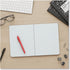 Universal Quad Rule Composition Book - Quadrille Rule (4 sq/in), Black Marble Cover, 100 Sheets