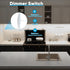 6 12 Inches Dimmable Counter Closet 5000K Litever Under Cabinet Lights Plug in, pcs LED Light Strip Bars. Super Bright