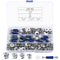 Cam Lock Nuts and Screws, 110 Pcs Cam Locks for Furniture Connecting Fittings, 3 in 1 Bolt Hardware Parts