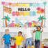 Hello Summer Bulletin Board Decoration Set, Summer Theme Borders, Beach Paper Cutouts for Classroom Decor