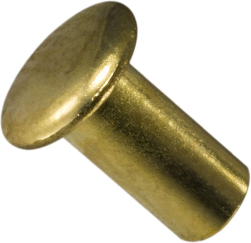 Tubular Rivets 1/8 x 1/4, Piece-72, Gold 014973224967