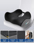 Tailbone Feagar Seat Cushion - Office Chair Cushion for Hip, Sciatica & Pain Relief - Memory Foam Pressure Relief Seat