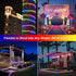 SFNDOU 1 Pack 33ft 100LED 8 Battery Powered String Lights Waterproof with Remote Timer Modes Battery Operated Outdoor