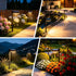 Kuronis Bright Solar Pathway Lights Outdoor,Dusk to Dawn Solar Driveway Lights,Good Battery Life Yard Light for Walkway