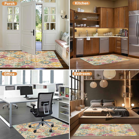 Heavy Duty Office Chair Mat 36"X 48" for Hardwood & Tile Floors, Anti Slip Floor Protector