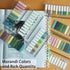 Translucent Sticky Note Tabs 1600pcs, Morandi Page Markers for Annotating Books, Repositionable Book Flags Tabs Strip