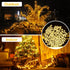 100ft 300 8 HeKation Christmas Led Lights Outdoor, Led Warm White Christmas String Lights for Tree Holiday Party