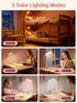 ReinHoo Light,9 Brightness+5 Light,4000mAh Cute,48 Pink Desk Lamp with Clamp Color Clip on Battery Rechargeable Desk