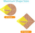 Savannah Yellow Transparent Center Finder for 8 inch Square, Round, Octagon, and 5-3/4 inch Hexagon Material