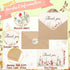 Noveread 100 Pack 4 6 Inch Wildflower Thank You Cards with Envelopes and Stickers x Spring Floral Blank Cards