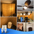E12 100W Bulbs, E12 12W Bulbs T6 C7 1200lm, 2700k E12 Bulbs, Non-Dimmable, 4Pack Heifymi Equivalent Led Candelabra Led