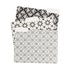 U Brands Moroccan File Folders, Office Supplies, 1/3-Cut Tabs in Assorted Positions, Letter Size, Black and White, 9