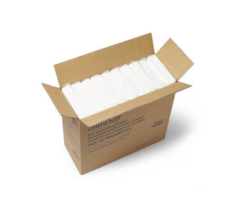 Medline Ultrasoft Dry Baby Wipes - Gentle Disposable Cleansing Cloths, 1,200 Count, 7 x 13 inches